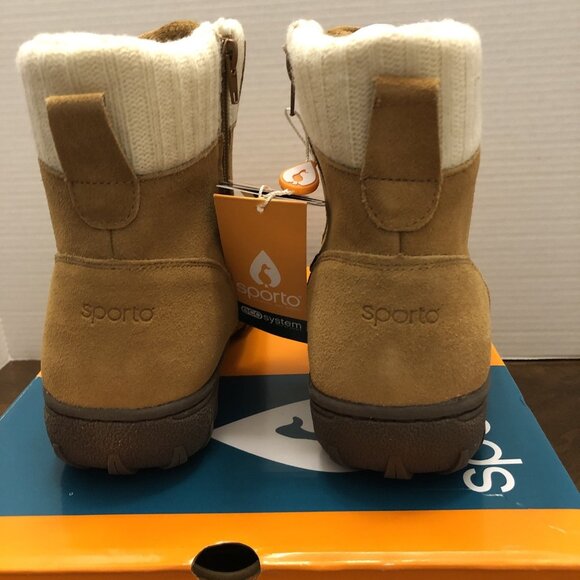 Sporting BOHO in Camel Colored Suede Boot Size 10 - Picture 4 of 10